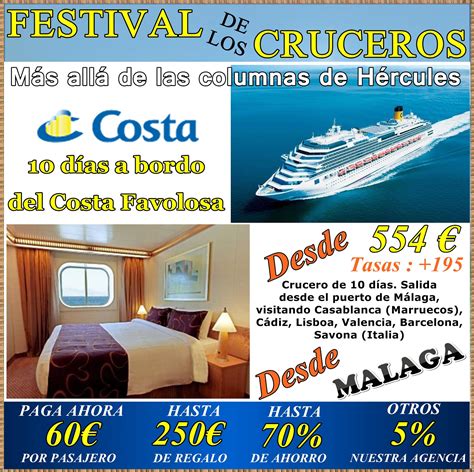 crucero con salida desde mlaga|Cruceros desde Málaga desde 969€ 